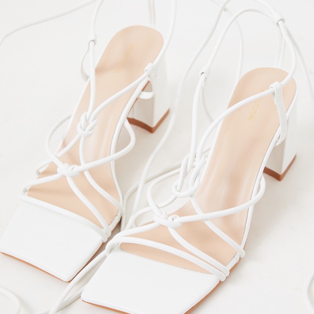 Lace up sandals